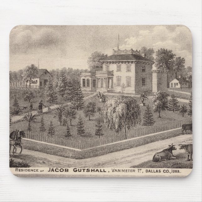 Residenzen von J Butshall und DM Flinn Mousepad (Vorne)