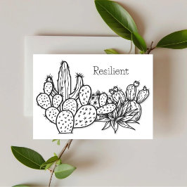 Resilient — Desert Ink Unterstützerkarte Karte