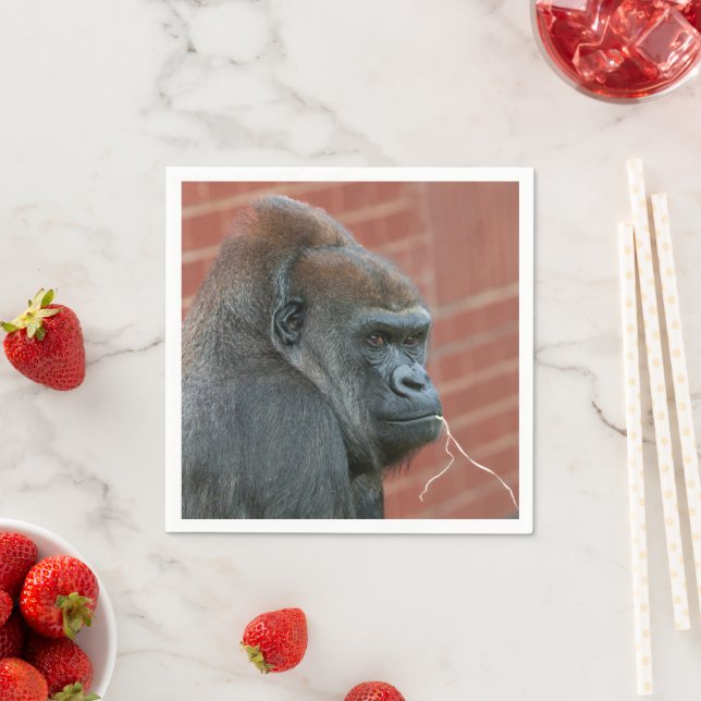 Resilient Gorilla Mother Serviette (Beispiel)