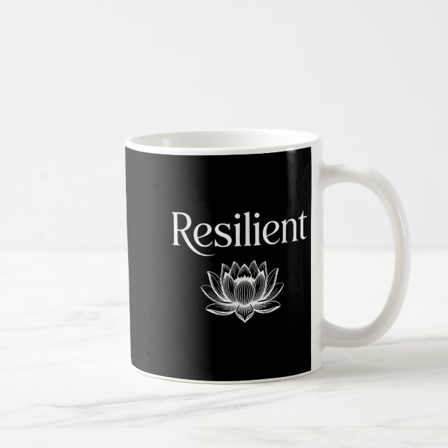 Resilient Mental Strength Self-esteem Motivation R Kaffeetasse (Rechts)