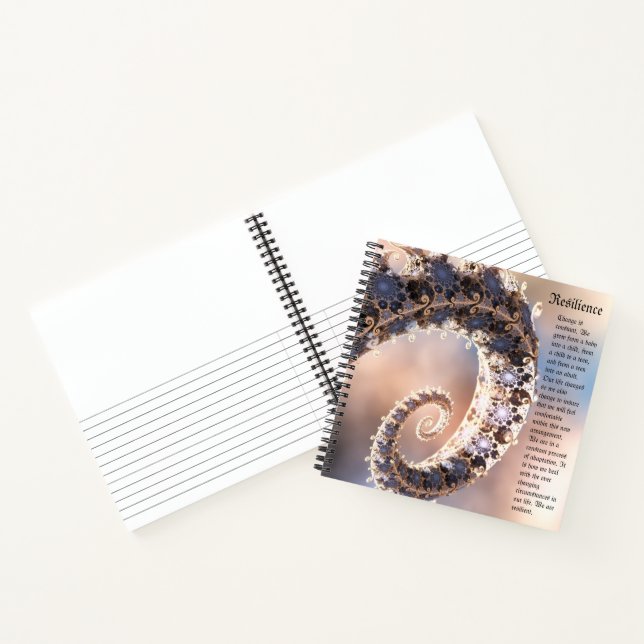Resilienz-Hardcover Notizbuch (Innenseite)