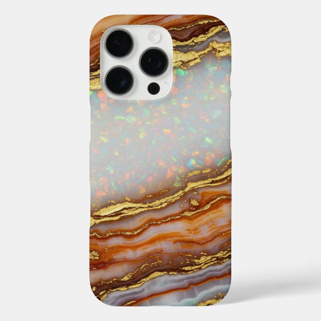 Resin Art iPhone / iPad Gehäuse 16 Pro Hülle (Rückseite)