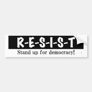 RESIST - Autoaufkleber blockieren