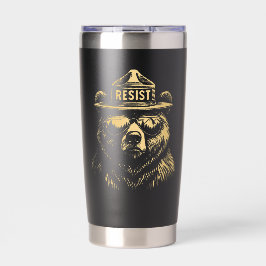 Resist Bear Schützen Sie unsere Nationalparks Thermobecher