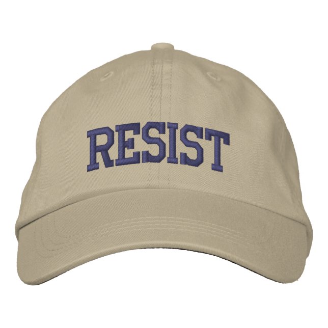RESIST Embroidered Hat Bestickte Baseballkappe (Vorderseite)