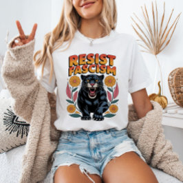 RESIST Fascism Panther Anti-Trump Anti-Fascist T-Shirt