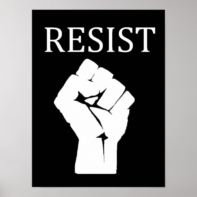 RESIST Fest Anti Donald Trump Poster (Vorne)