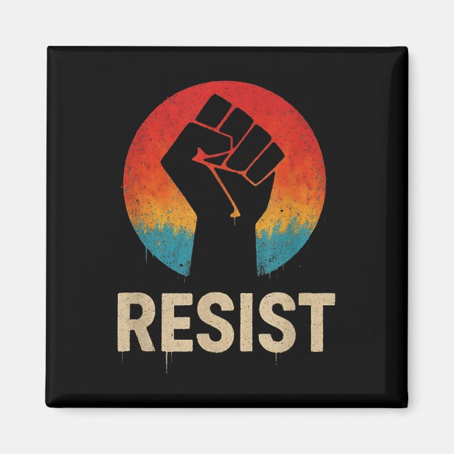 Resist Fist Magnet (Vorne)