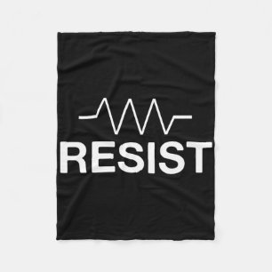 Resist Funny Electronics Circuit Resistor Fleecedecke