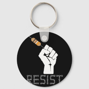 Resist Funny Gift Elektro-Ingenieure Elektrotechni Schlüsselanhänger