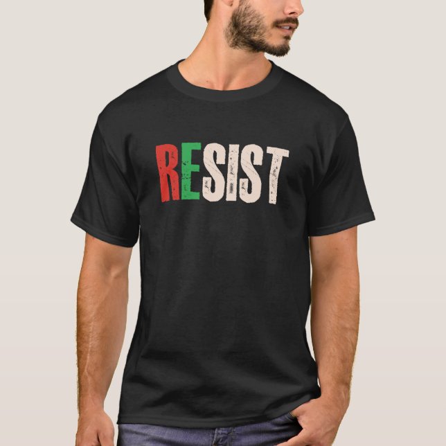 Resist - Gaza/Palestine Free T-Shirt (Vorderseite)