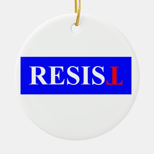Resist Keramikornament (Vorne)