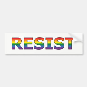 RESIST - LGBT AUTOAUFKLEBER