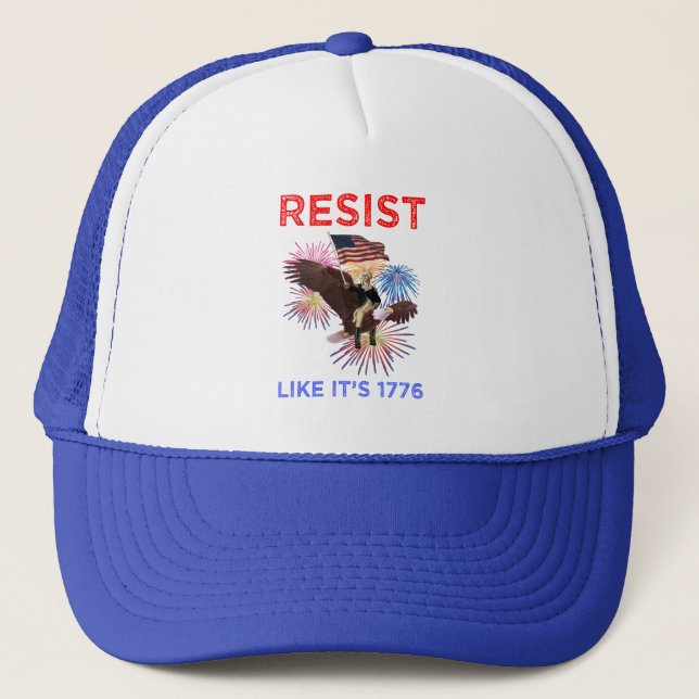 Resist Like It's 1776 Truckerkappe (Vorderseite)