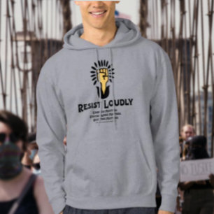 Resist Louly Hoodie   Pro-Gleichheit, Pro-Demokrat
