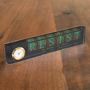 Resist Namensplakette