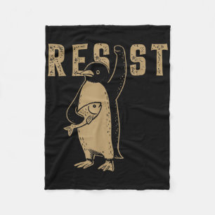 Resist Penguin Activism Graphic Design 7 Fleecedecke
