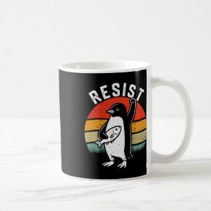 Resist Penguin Retro Resist Graphic Kaffeetasse