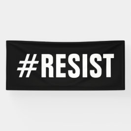 #Resist Politischer Protest März - lang Banner