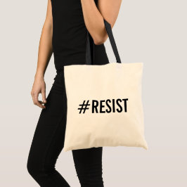 #Resist Politischer Protest Tragetasche