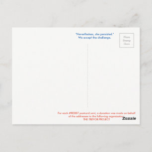 #RESIST Postcard - JULI TREVOR Postkarte