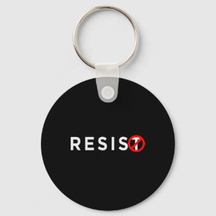 Resist Shirt #resiste gegen Trump #unteilbar Schlüsselanhänger