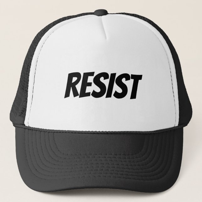 "Resist" - Trucker Hat Truckerkappe (Vorderseite)