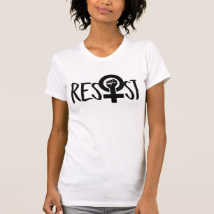 RESIST UND FEMINIST T-Shirt