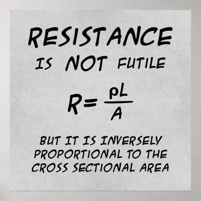 Resistance Humor Poster (Vorne)