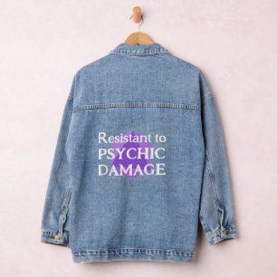 Resistent gegen psychischen Schaden Jeansjacke