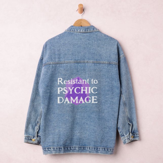 Resistent gegen psychischen Schaden Jeansjacke (Hangar)