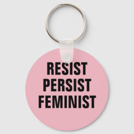 Resistenzweibliche Resistenz - Frauen rosa Schlüsselanhänger