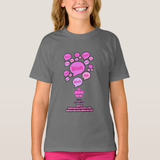 Résistez au diable - rose - T-shirt fille