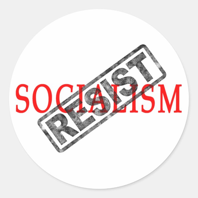 Résistez aux autocollants de socialisme (Devant)