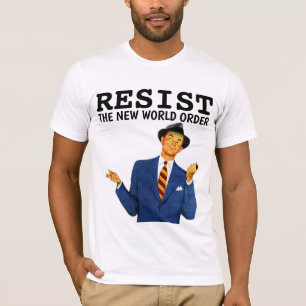 RÉSISTEZ AUX T-SHIRTS RÉTRO DES NOUVEAUX HOMMES DE