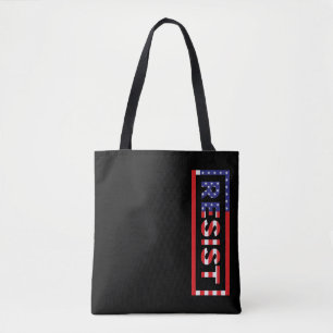 RESISTIEREN  Flagge der Vereinigten Staaten Tasche