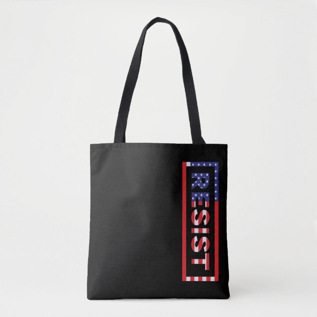 RESISTIEREN| Flagge der Vereinigten Staaten Tasche (Vorderseite)