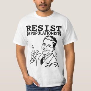 RESISTIERTE EINSTELLUNGSDIENSTE RETRO MAN-T - SHIR T-Shirt
