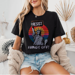 RESISTISCHE Hände von der Freiheitsstatue T-Shirt