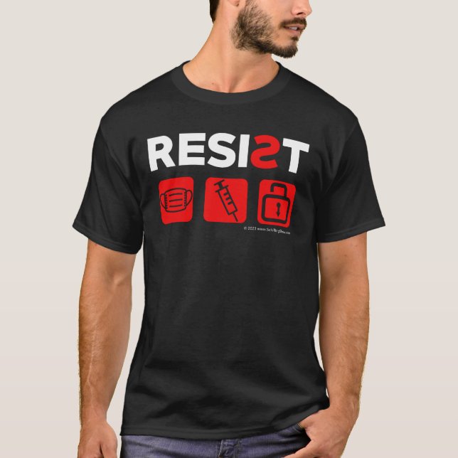 RESISTISCHE Tyrannei T-Shirt (Vorderseite)