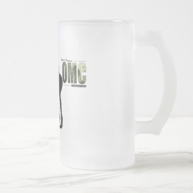 Resolutes Mädchen OMC Mattglas Bierglas (Rechts)