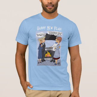 Résolution du Nouvel An T-shirt bleu clair homme