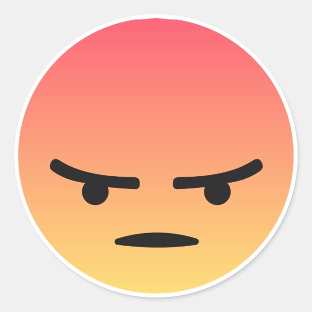 Resonanz Grr Runder Aufkleber (Vorderseite)