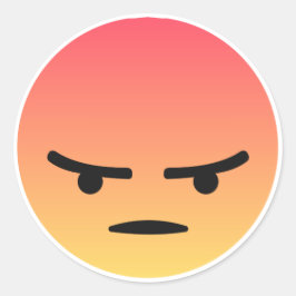 Resonanz Grr Runder Aufkleber