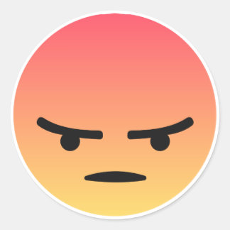 Resonanz Grr Runder Aufkleber