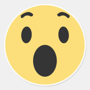 Resonanz Uau Runder Aufkleber