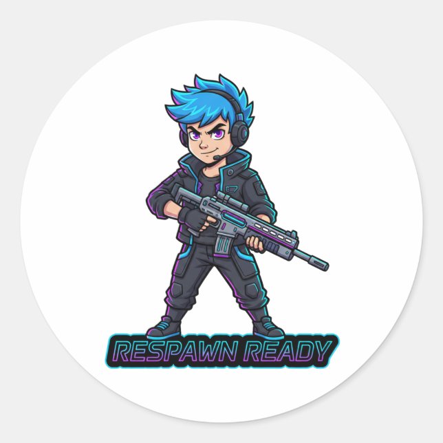 Respawn ready Sticker (Vorderseite)