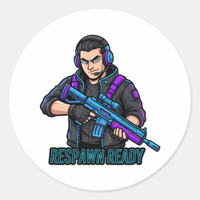 Respawn ready Sticker (Vorderseite)