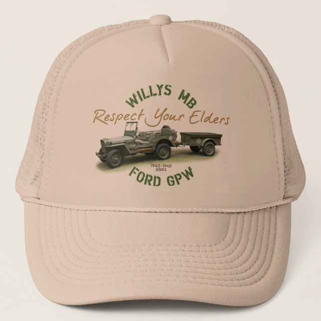 Respect du mb GPW vos aînés - casquette (Devant)