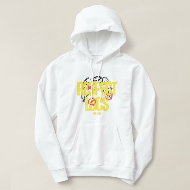 "Respect Locs" Dreadlock Appreciation Kapuzenpullo Hoodie (Design vorne)